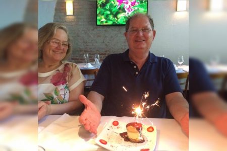 Dionisio Cristiano Pagnocelli, de 75 anos, e a esposa, Eliane Therezinha Pagnocelli, de 66