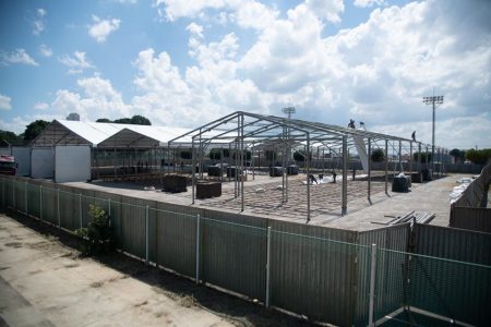 Construção de hospital de campanha