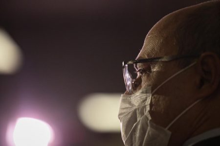 Wilson Witzel, governador do Rio afastado, em julgamento no Tribunal de Justiça