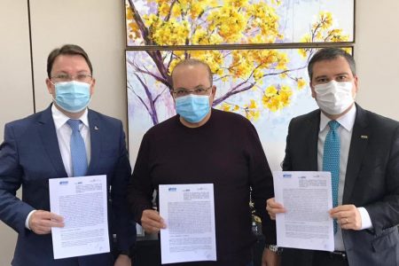 Ney Ferraz, Ibaneis Rocha e Paulo Henrique