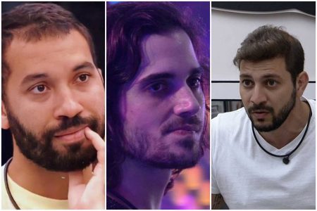 Gil, Fiuk e Caio no BBB21