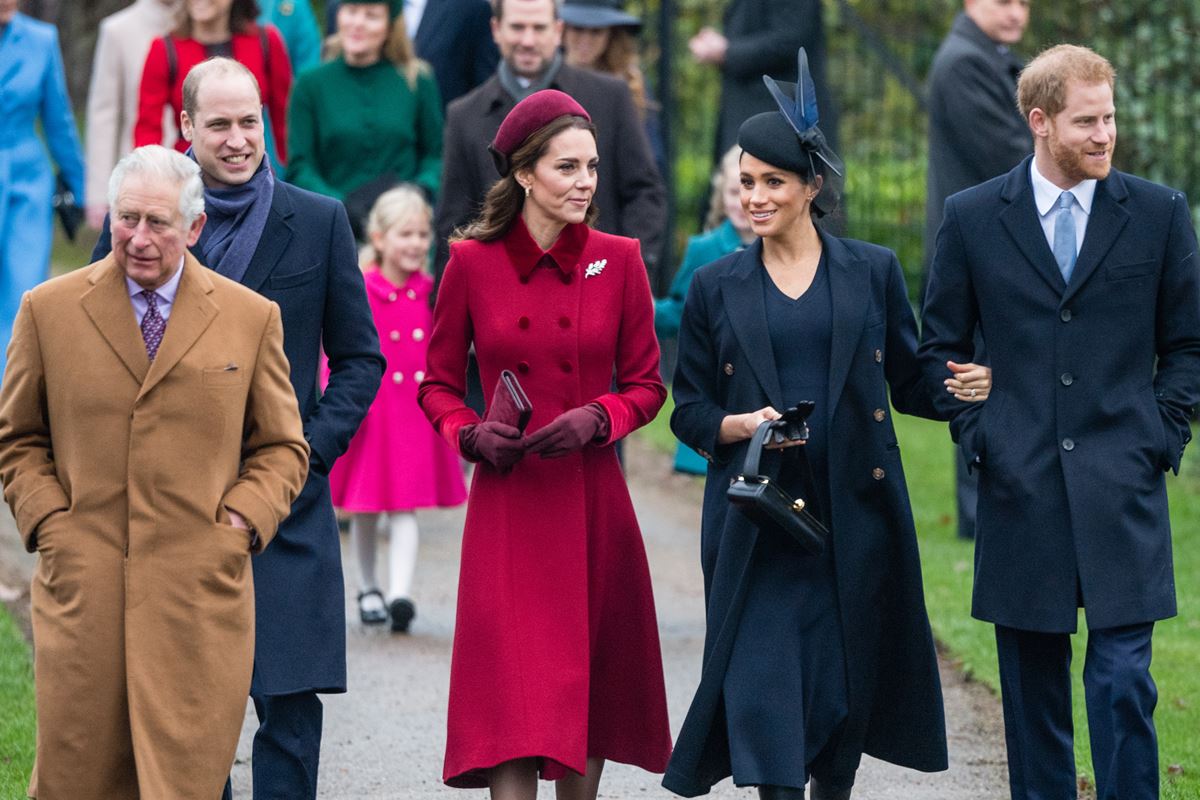 Príncipe Charles, William, Kate Middleton, Meghan Markle e Harry