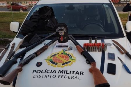 PMDF encontra armamento pesado no Assentamento 26 de Setembro