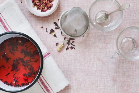 Chá de hibisco
