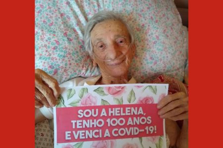 São Paulo - Idosa de 100 anos se recupera da Covid-19