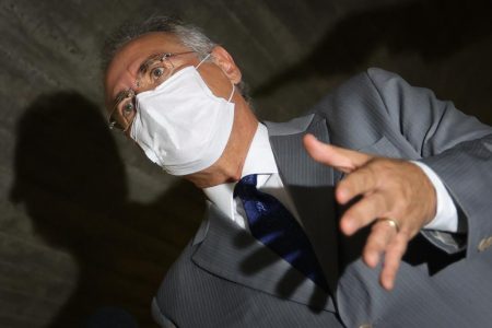 Relator da CPI da COVID, Renan Calheiros, após primeira reunião da Comissão 5