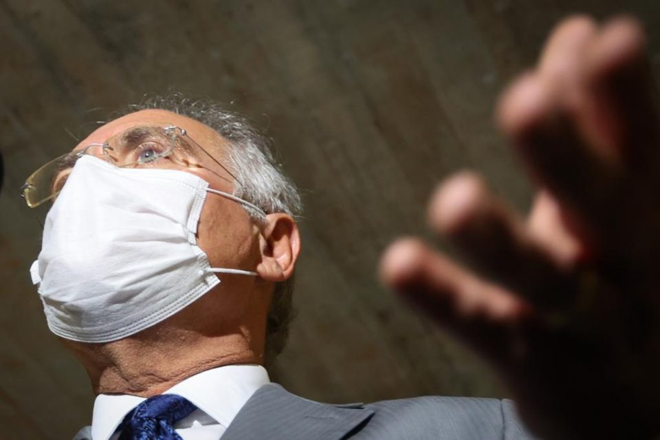 Relator da CPI da COVID, Renan Calheiros, após primeira reunião da Comissão 5