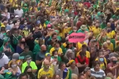 Protesto pró Bolsonaro