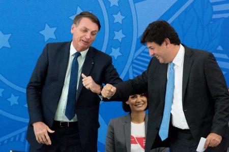 Mandetta durante posse no governo bolsonaro 1