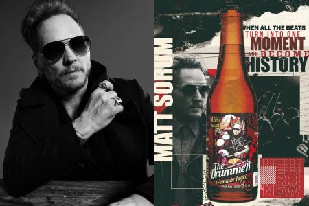 Matt Sorum e cerveja The Drummer