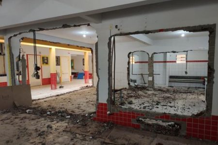 Creche atacada em SC é reformada