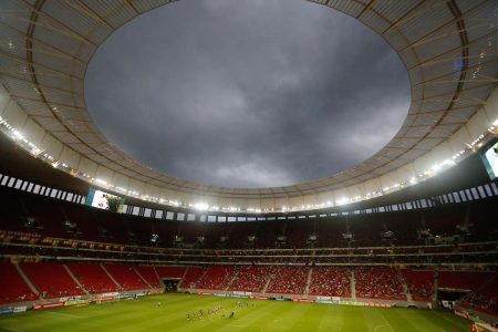 estadio mane garrincha futebol jogo bola