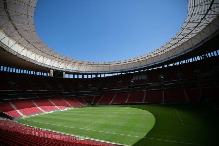 estadio mane garrincha futebol jogo bola