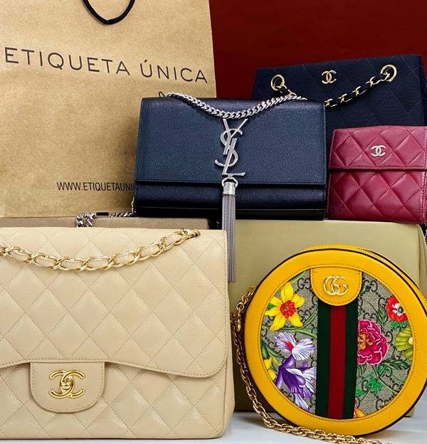 Peças do brechó de luxo Etiqueta Única