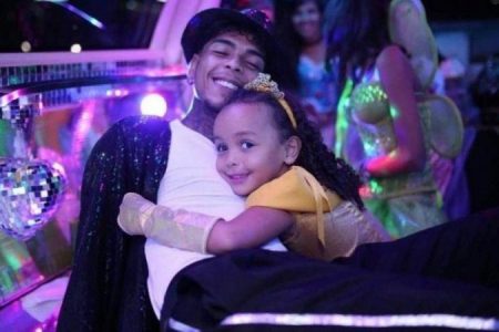 MC Kevin e a filha Soraya