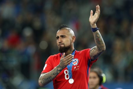 Chile Arturo Vidal medalha vice
