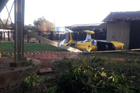 goiás queda aeronave