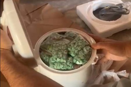 panela elétrica com ecstasy dentro, em goiás