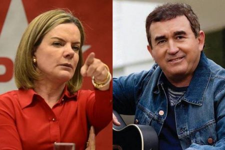 Gleisi e Amado