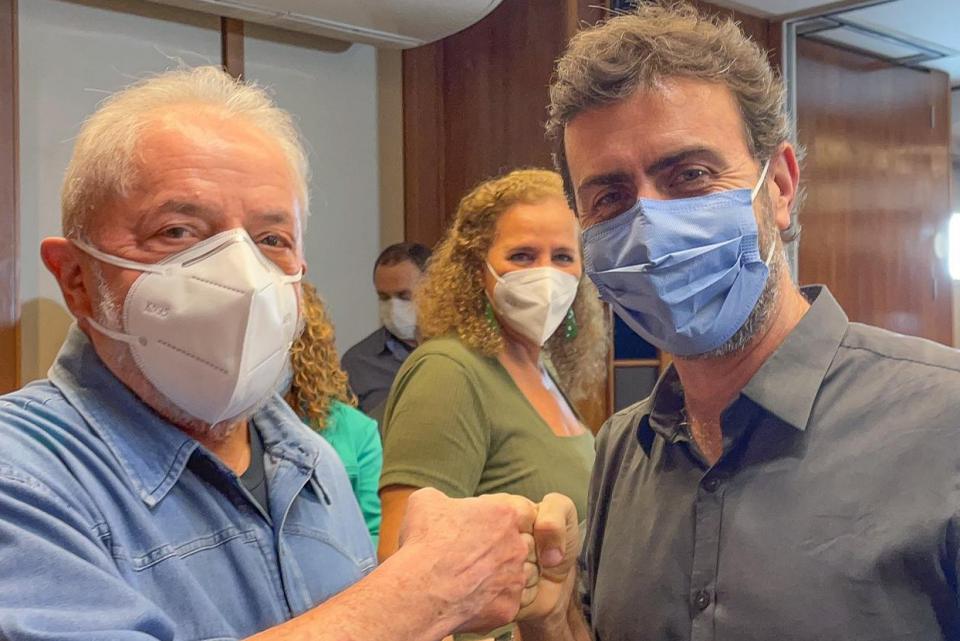 Lula e Marcelo Freixo