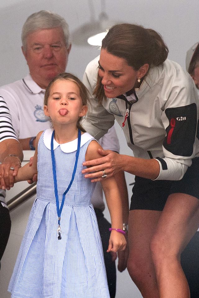 Kate Middleton e princesa Charlotte
