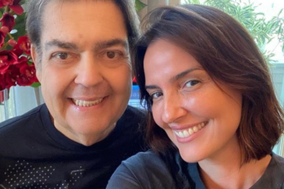 Faustão e esposa Luciana Cardoso