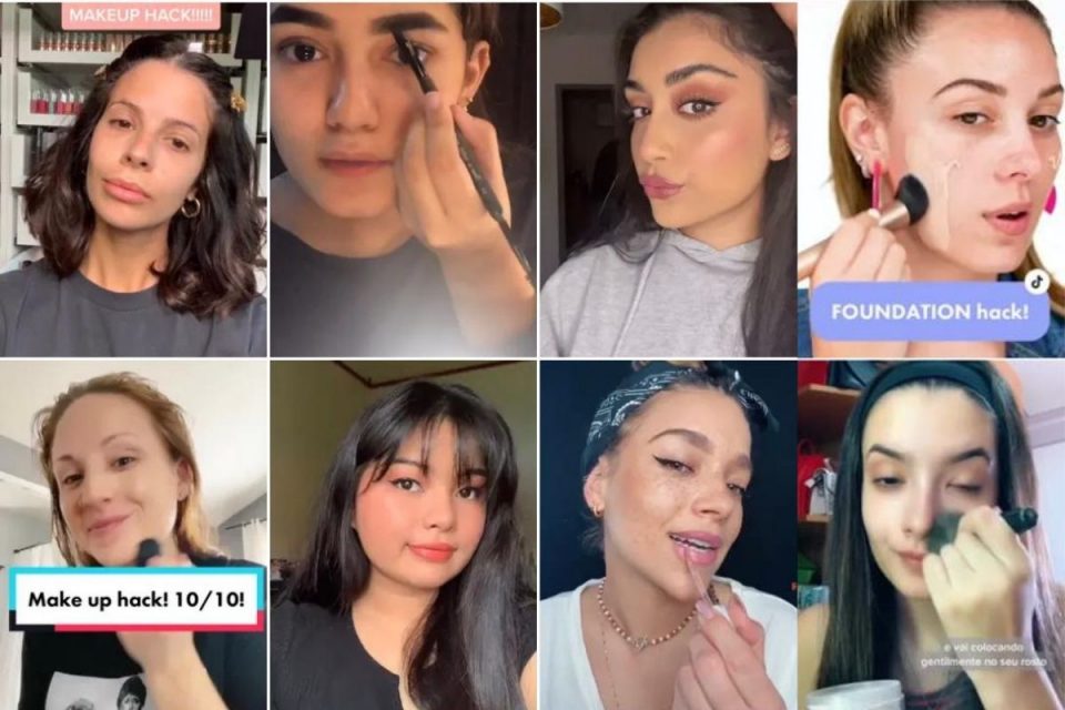 influenciadoras maquiagem tiktok