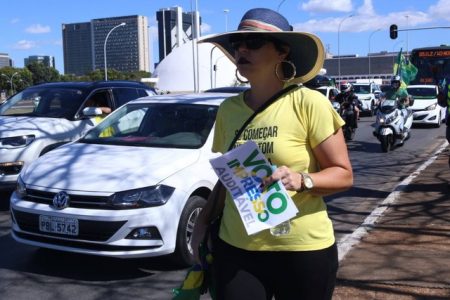 Carreata a favor do presidente jair Bolsonaro