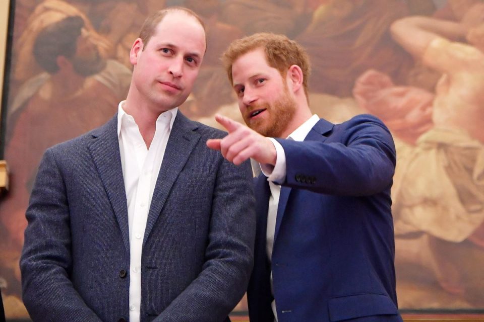 Príncipes William e Harry