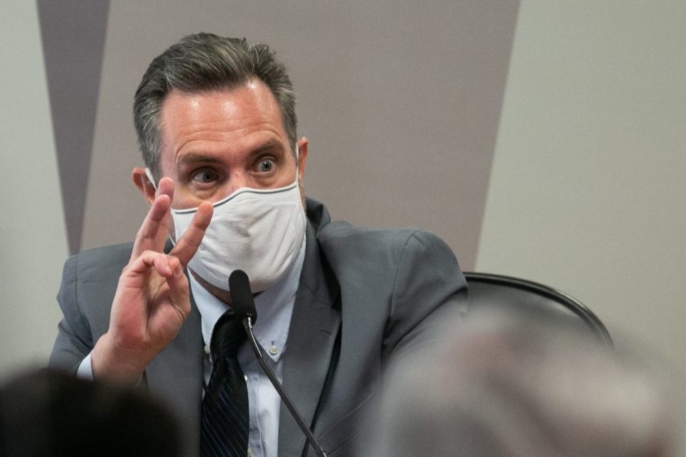 Luiz Dominguetti depõe na CPI da Covid