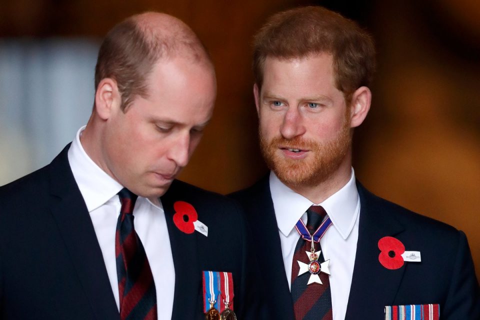 Príncipes William e Harry