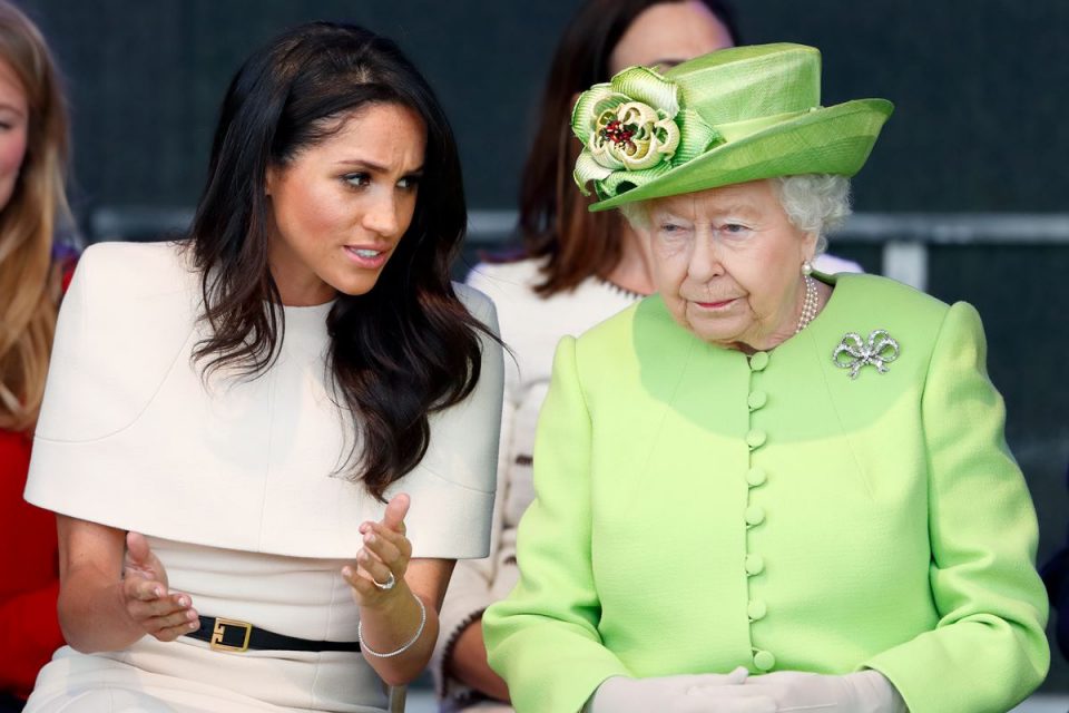 Meghan Markle e rainha Elziabeth II