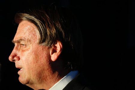Presidente Jair Bolsonaro fala com à imprensa após o encontro com presidente do STF Luiz Fux 1