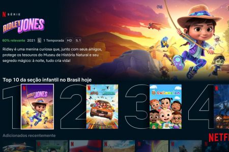 Netflix lança Top 10 infantil