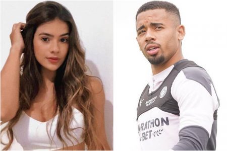 Raiane Lima e Gabriel Jesus