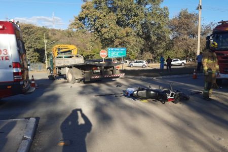 Motociclista morre em colisão na DF-150, na Fercal