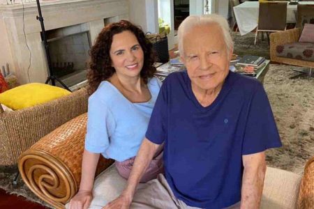 Cid Moreira e Fátima Sampaio