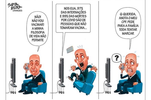 Charge do Amarildo