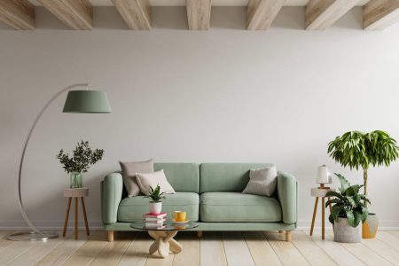 Decoração de casa, sala de estar
