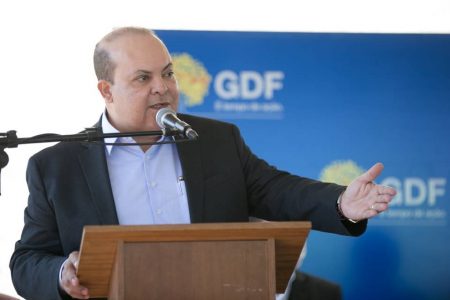Governador do DF, Ibaneis Rocha, participa da assinatura do início das obras do Park Burle Marx no Noroeste