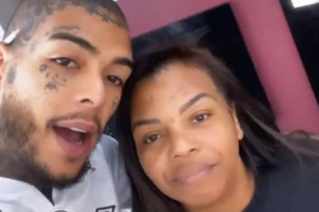 MC Kevin e a mãe, Valquíria Nascimento