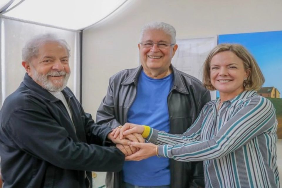 Lula, Requião e Gleisi Hoffmann