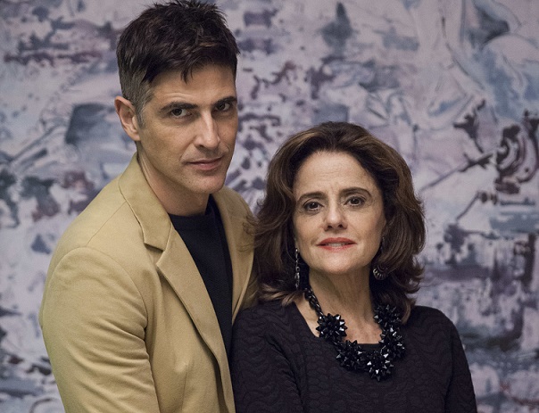 Fanny (Marieta Severo) e Anthony (Reynaldo Gianecchini) em Verdades Secretas