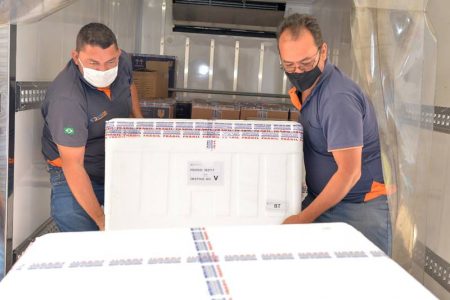 goias recebe nova remessa de vacinas