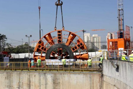 João Doria e Ricardo Nunes visitam obras da Linha 6-Laranja do Metrô