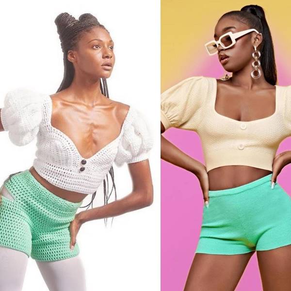 Bailey Prado compara peças autorais com modelos da Shein
