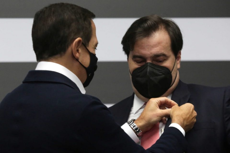 Rodrigo Maia foi empossado como Secretário de Projetos e Ações Estratégicas do Governo de São Paulo, por João Doria