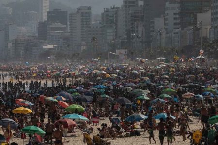 Praia de Ipanema, no Rio de Janeiro