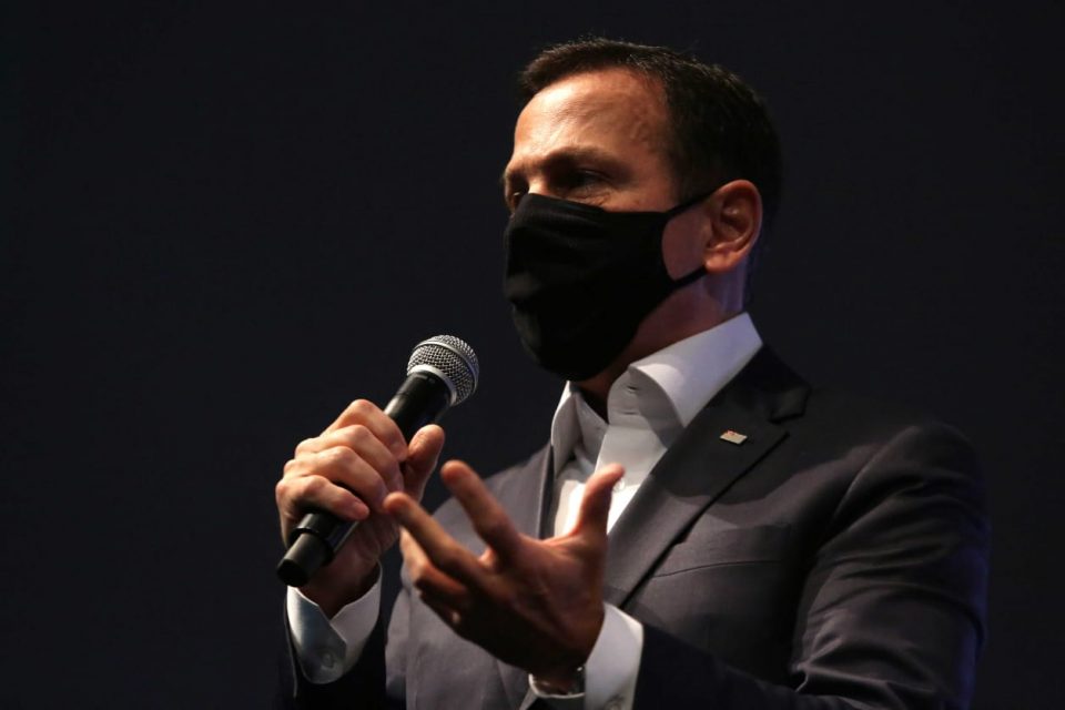 O Governador João Doria (PSDB), durante lançamento do programa Casa da Mulher em São Paulo 8