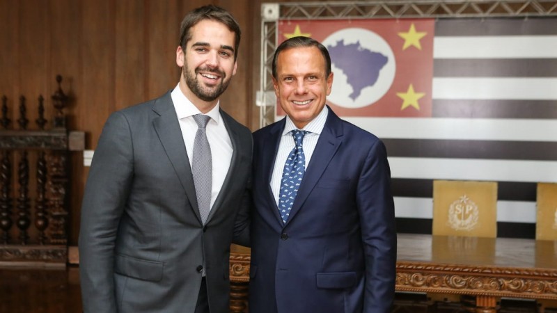 Eduardo Leite e João Doria